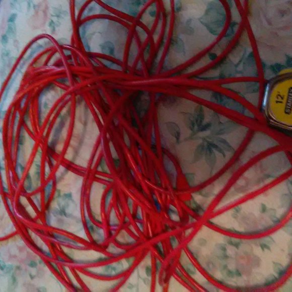 Hitachi Other - 44 feet long Hitachi Red Rubber Coated Ethernet Cable